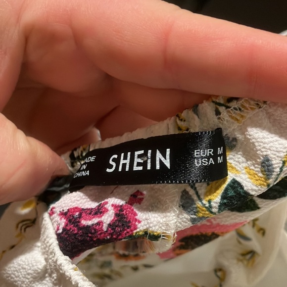 $7 Sale! Floral Halter Top Romper - Picture 7 of 7